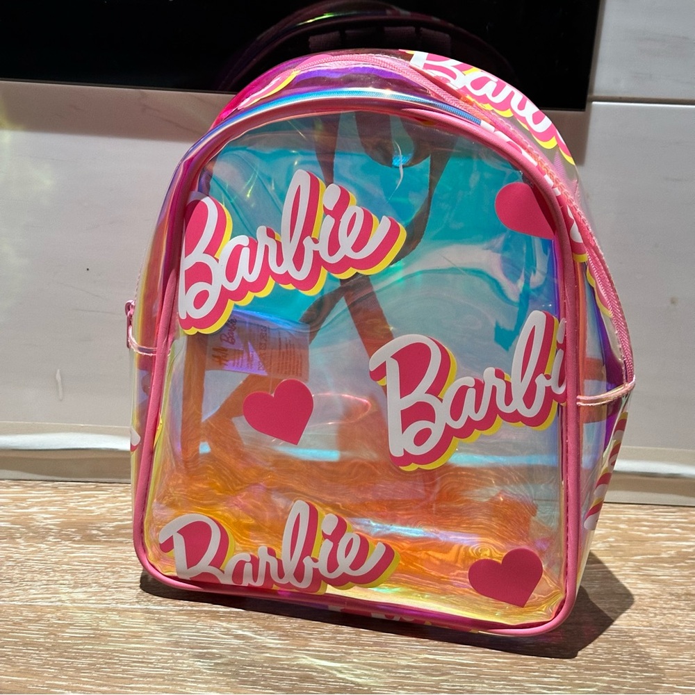Barbie X H&M Iridescent Backpack with Pink Highlights